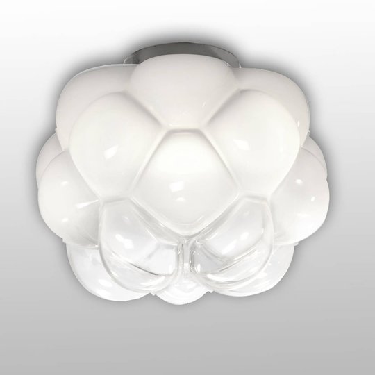 Molnformad LED-taklampa Cloudy, 26 cm