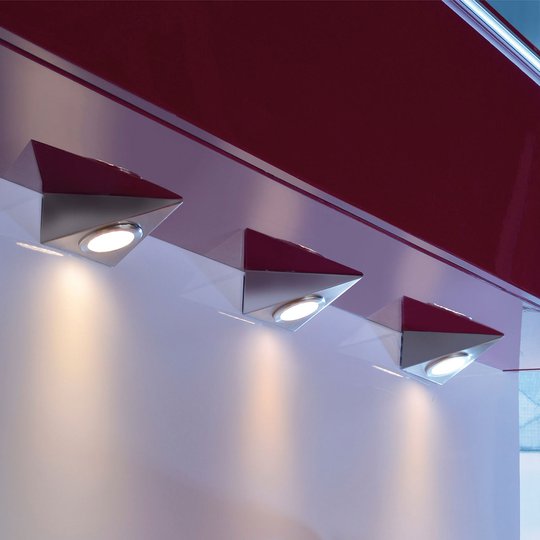 LED-bänklampa Helena trekant 3-pack 3 000 K