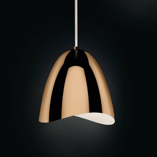 Mässingfärgad LED-hänglampa Mirage