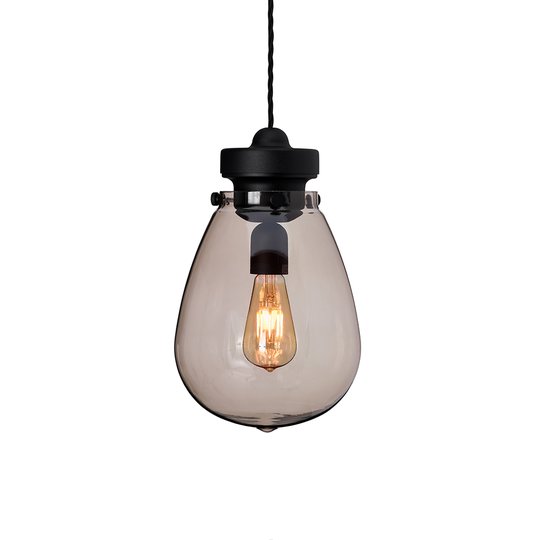 Dolores taklampa smoke (Svart)