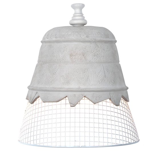Karman Domenica vägglampa av gips, vit