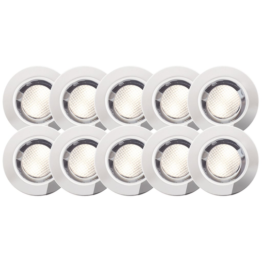 Cosa 30 LED varmvit (10st) (Borstat stål)