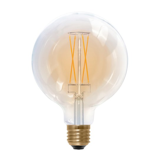 LED-globlampa E27 G125 6W 2 000 K 325 lm guld