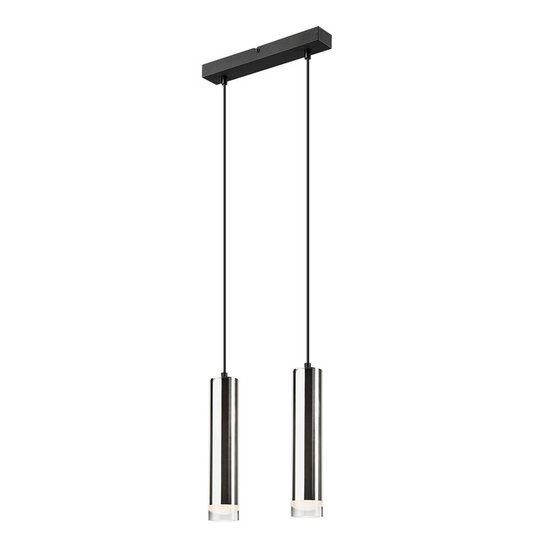 Hänglampa Shine, 2 lampor, krom