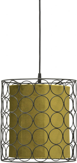 Ring Taklampa Svart (Gul)