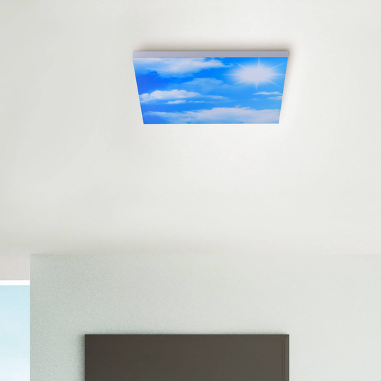 LED-taklampa Cloud justerbar vitfärg, 45 cm