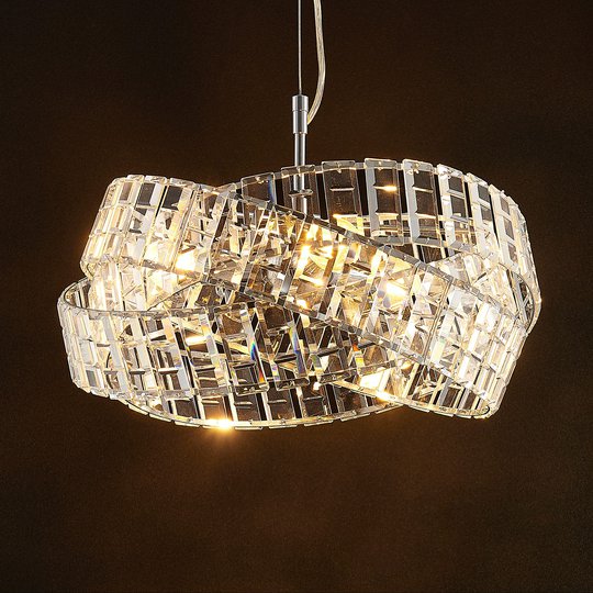 Lindby Karlson pendellampa, krom