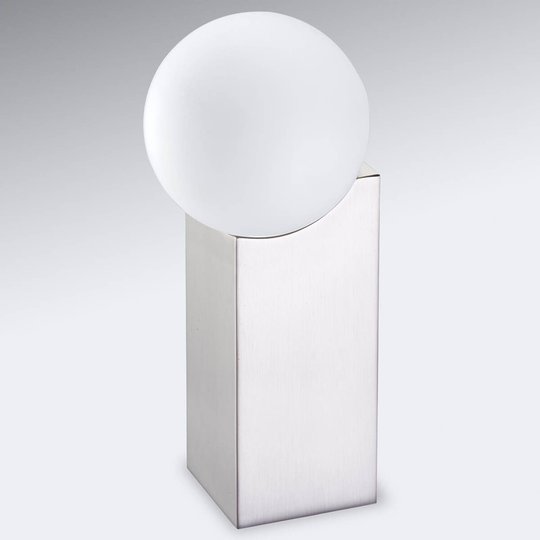 Bordslampa Kub 23,5 cm, matt nickel