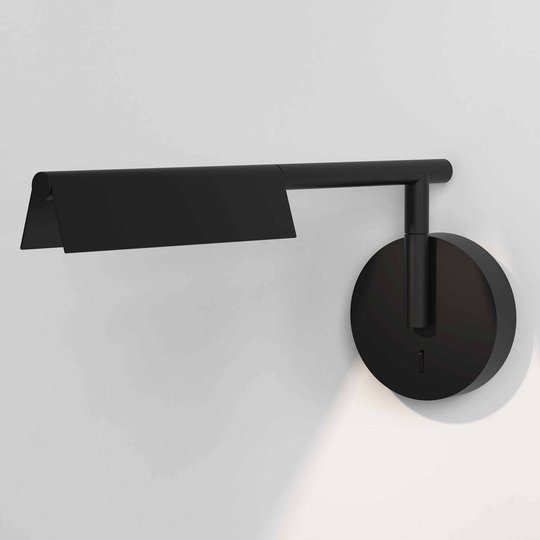 Astro Fold LED-vägglampa strömbrytare svart