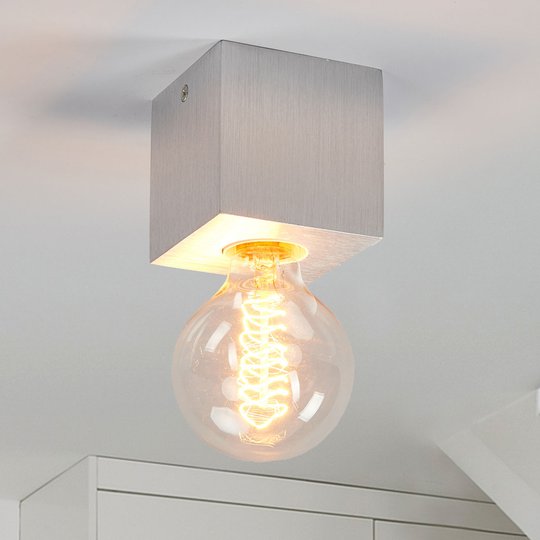 Taklampa Cubic i aluminium
