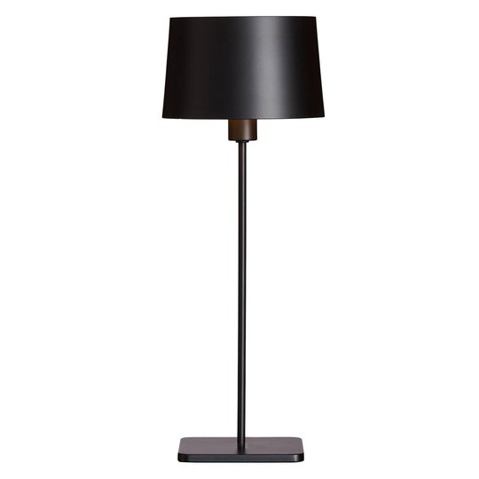 Bordslampa Cuub av metall, svart