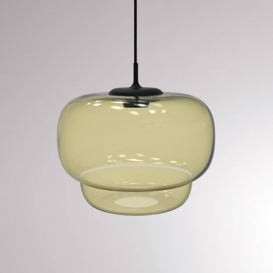 LOUM Canna LED-hänglampa Ø 31 cm champagne