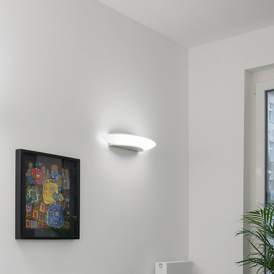 RZB Ring of Fire LED-vägglampa DALI 60 cm 22 W 840