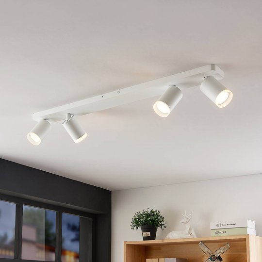 Arcchio Efilius takspotlight, vit, 4 lampor
