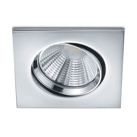 Dimbar LED-inbyggnadsspot Pamir i krom