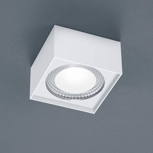 Helestra Kari LED-taklampa, kantig, vit