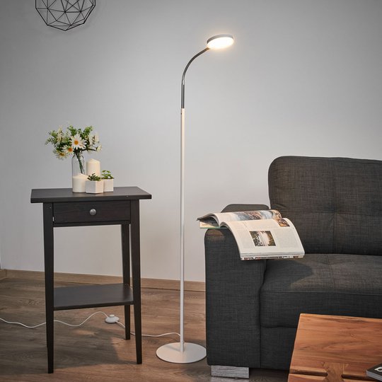 Milow - LED-golvlampa med svanhals