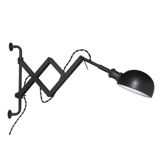 Aston vägglampa (Svart)
