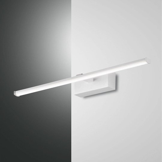 LED-vägglampa Nala, vit, bredd 50 cm