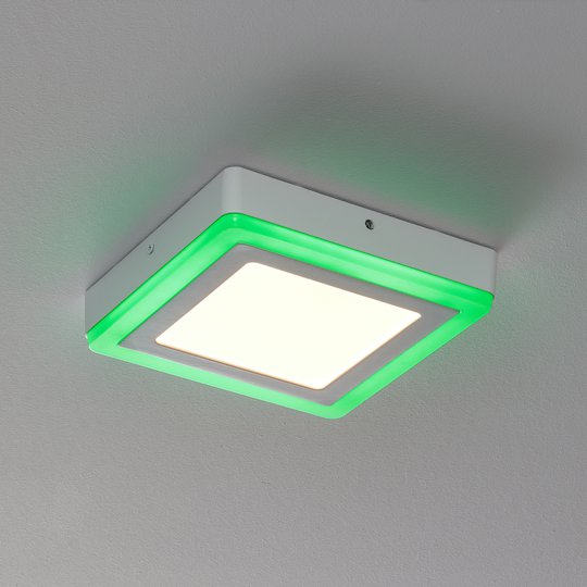 LEDVANCE LED Color+white square taklampa 20 cm