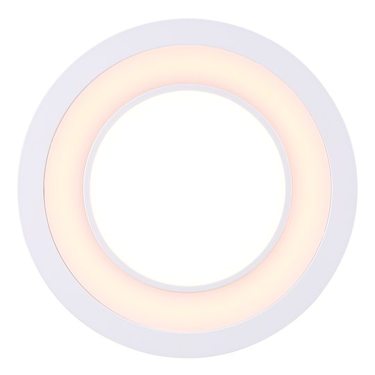 LED-takinbyggnadslampa Clyde, varmvit, Ø 15 cm