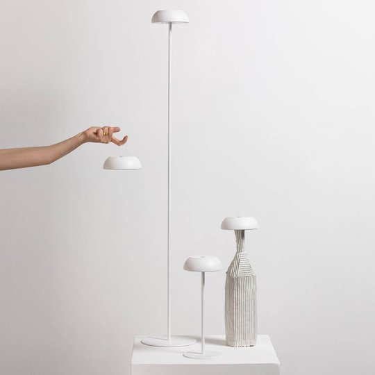Axolight Float LED-designergolvlampa, vit