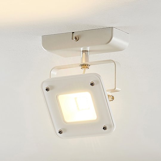 LED-spotlight Juliana, vit. Dimbar, 1 ljuskälla