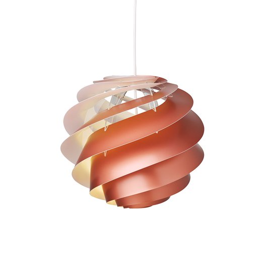 LE KLINT Swirl 3 Small - hänglampa i koppar