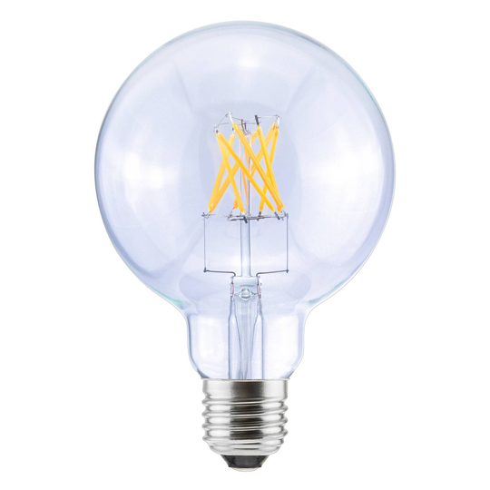 SEGULA LED-glob G95 E27 6,5W 2 700 K dimbar klar