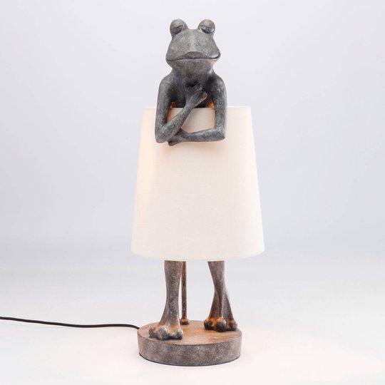 KARE Animal Frog bordslampa grå