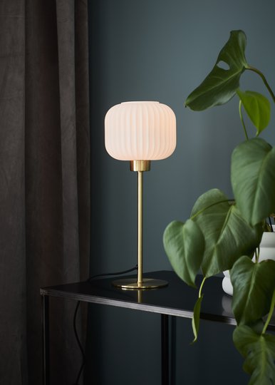 SOBER - Brass/White Table