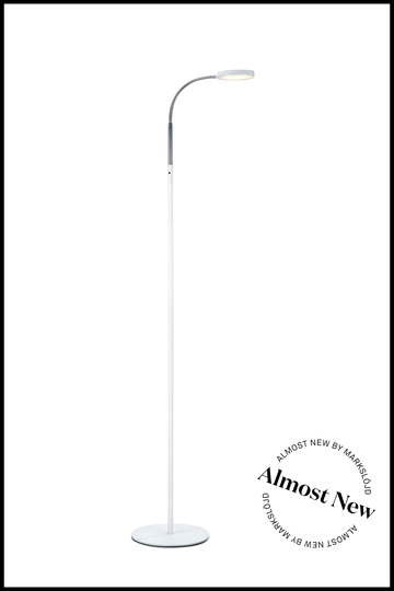 ALMOST NEW - FLEX FLOOR 1L WHITE/CHROME