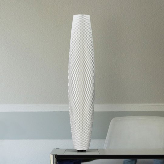 LED-golvlampa Flätverk ren 75 RGB vit 75 cm
