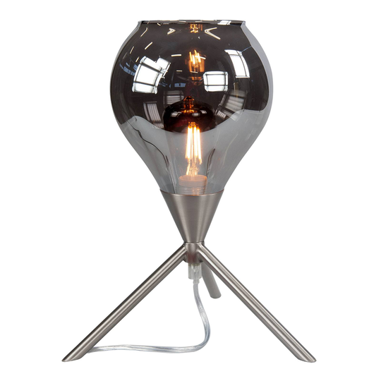 Bordslampa Cambio, nickel/smoke