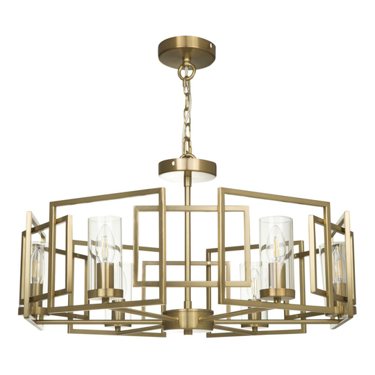 Bowi pendel 6L (Mässing/guld)