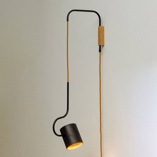 Vägglampa Bocal med handdimmer och kontakt