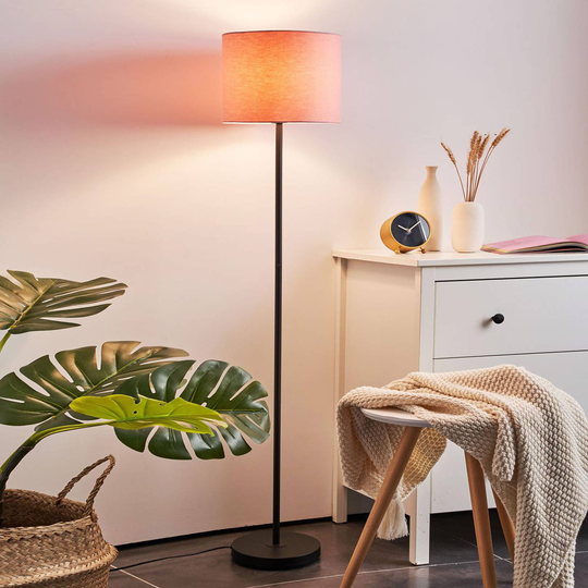 Pauleen Grand Reverie golvlampa i rosa/svart