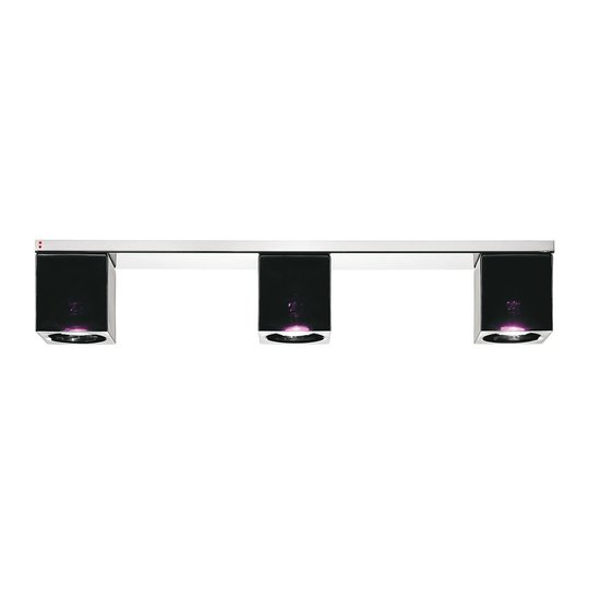 Fabbian Cubetto taklampa 3 lampor GU10 svart