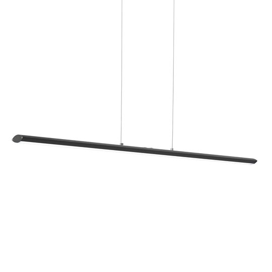 Svart LED-taklampa Pellaro, dimbar