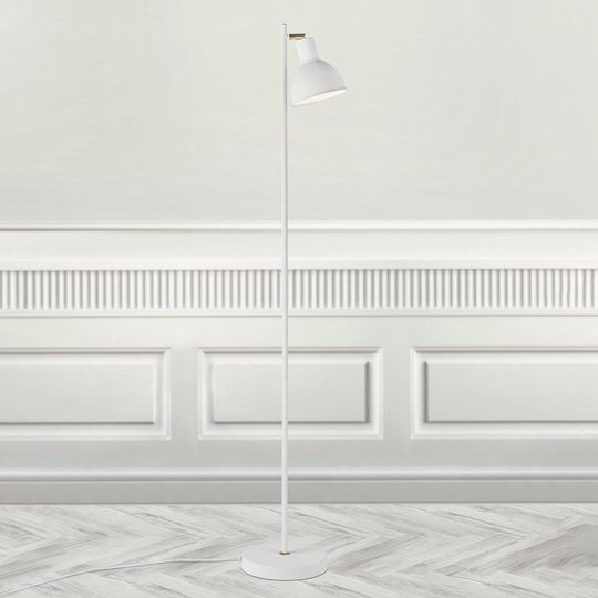 Golvlampa Pop i förtjusande design, vit