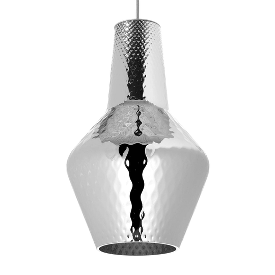 Hänglampa Romeo 130 cm silver metallic