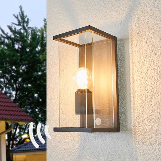 Rörelsedetektor-utomhusvägglampa Annalea