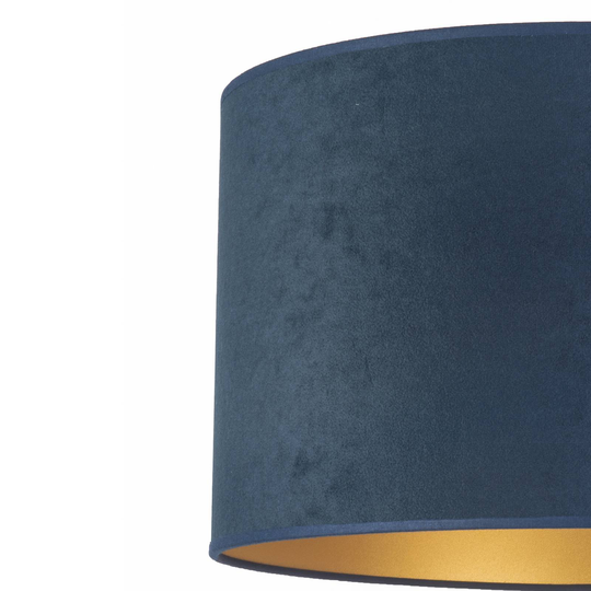 Bordslampa Golden Roller, mörkblå/guld höjd 30 cm