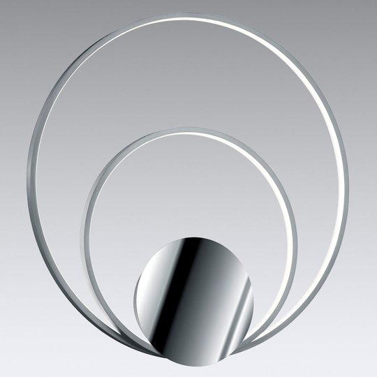Sedona – dimbar LED-vägglampa i aluminium/krom
