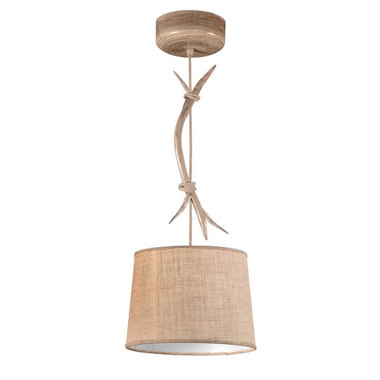 Hänglampa Sabina med textilskärm, 1 lampa, 30 cm
