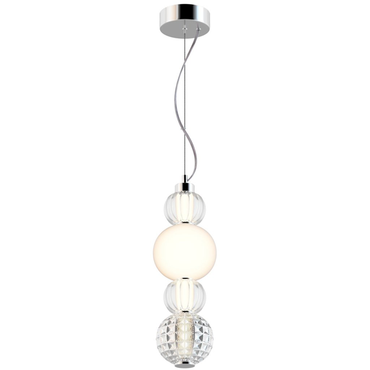 Collar pendel 4 LED (Vit)