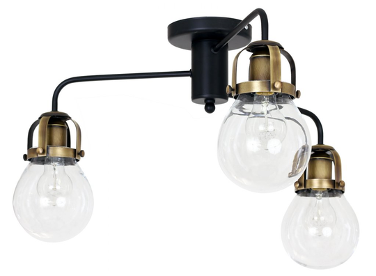 Paris Taklampa 3 (Svart)