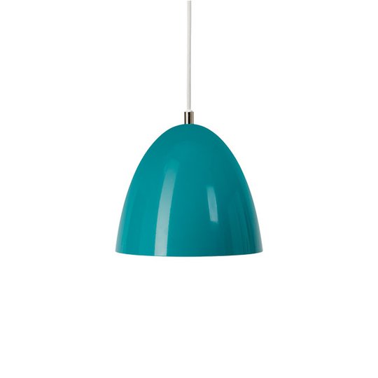 LED-hänglampa Eas, Ø 24 cm, 3 000 K, turkos