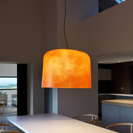 Atmosfärskapande taklampa Ola orange