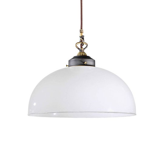 Hänglampa Nonna Bianco Ø 36 cm 1 lampa rund
